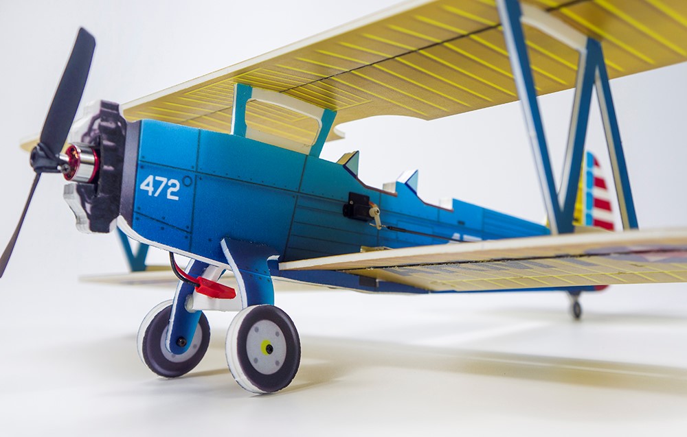 HC-ERC Stearman PT-17 INDOOR R/C AIRPLANE KIT-Complete-FH - Click Image to Close